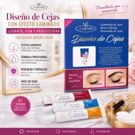 Kit Planchado Cejas J Denis Profesional Laminado                                                                                                      
