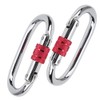 2 Pcs Aerial Yoga Mountaineering Buckle O Type Lock Runway