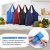 4 Bolsas Compra Reutilizables Plegables Ecológicas Lavables Ligeras