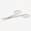 MUJI 15844456 Steel Eyebrow Cutting Scissors Total Length Approx. 3.5