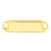 Rectangular Metal Tray Modern Elegant Decorative Light Luxury Serving Tray