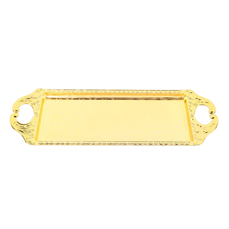 Rectangular Metal Tray Modern Elegant Decorative Light Luxury Serving Tray