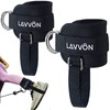 Ankle Straps for Cable Machines Kickbacks - Adjustable Comfort Ankle