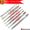 Medentra 7Pcs Ingrown Nails Care Cuticle Pushers Spoon Gouge Set