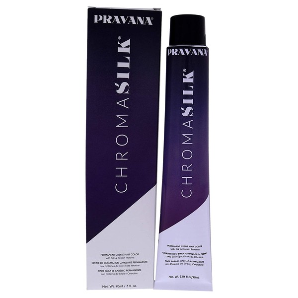 PRAVANA ChromaSilk Creme Hair Color with Silk & Keratin Protein, 6.1 Dark Ash Blonde