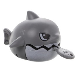 Totority Adorable Mini Shark Pull String Toy Plastic Sea Animal Toy DIY Keychain Pendant Party Favor