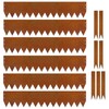 Meyoppm Corten Steel Landscape Edging 40 Inch Strips, 8-Inch Depth
