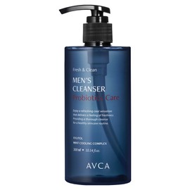 Abka Fresh & Clean Probiotic Care Men's Cleanser with Woody Pheromone Scent, 300ml, 1 piece