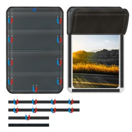 GEVINFA Magnetic RV Door Window Cover 25"x16" - Foldable Magnet Design with UV Protection & Privacy, Waterproof Reflective Fabric for Camper Trailer Door, Essential RV Accessories