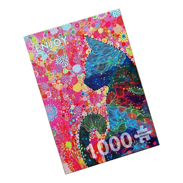 Enjoy Rompecabezas Fantasia De Un Gato 1000 Pz Colores Psicodelia
