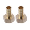 X AUTOHAUX 2 Pcs 12mm Outer Diameter Barbed to 1/2"