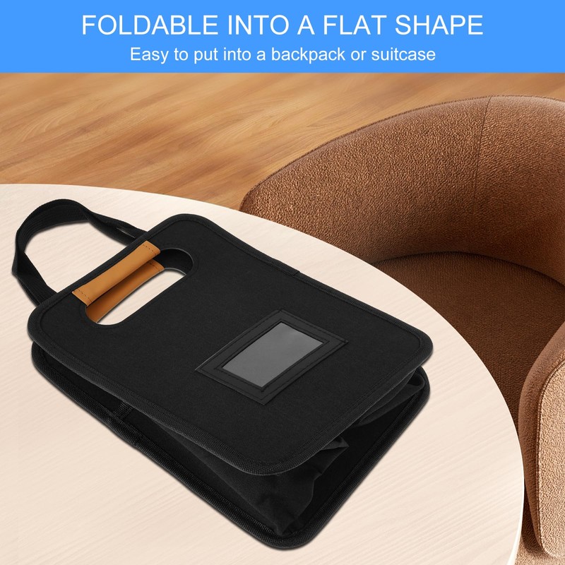 Beverage Carrier with Handle Oxford Cloth Insulated Coffee Cup Carrier