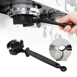 watchget Espresso Coffee Machine Cleaning Brush Espresso Group Head Cleaning Brush Detachable 360°Nylon Bristles Espresso Machine Cleaning Tool V2 51mm