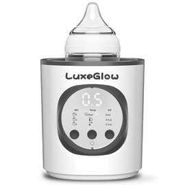 Fast Baby Bottle Warmer for Breastmilk and Formula,10-in-1 Functionality Intelligently Heating, Accurate Temperature Control, Sterilizing, Travel-Friendly Design for All Bottle Sizes
