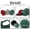 White Fang CZA304 Checkered Cap, Casual Design, Hat, Checkered Pattern,