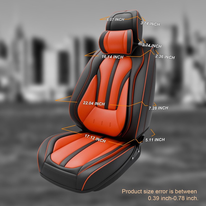 ASLONG 5PCS H7 Front and Back Car Seat Covers Auto