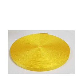 LK Sewing 10 Yards - 1/2" Yellow Heavy Weight Nylon Webbing