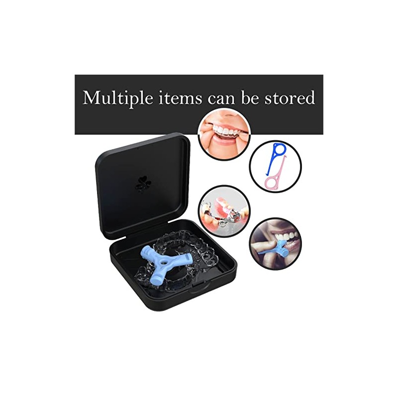 ARGOMAX Aligner Case, Caja de retención, ortodoncia de 2 piezas