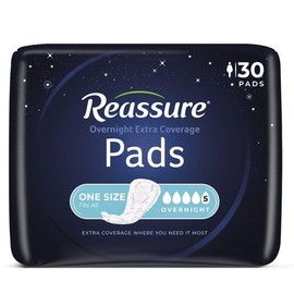 Reassure Extra Coverage Overnight Pad - 120 per Case