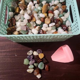 Natural Tumbled Crystal Scoop