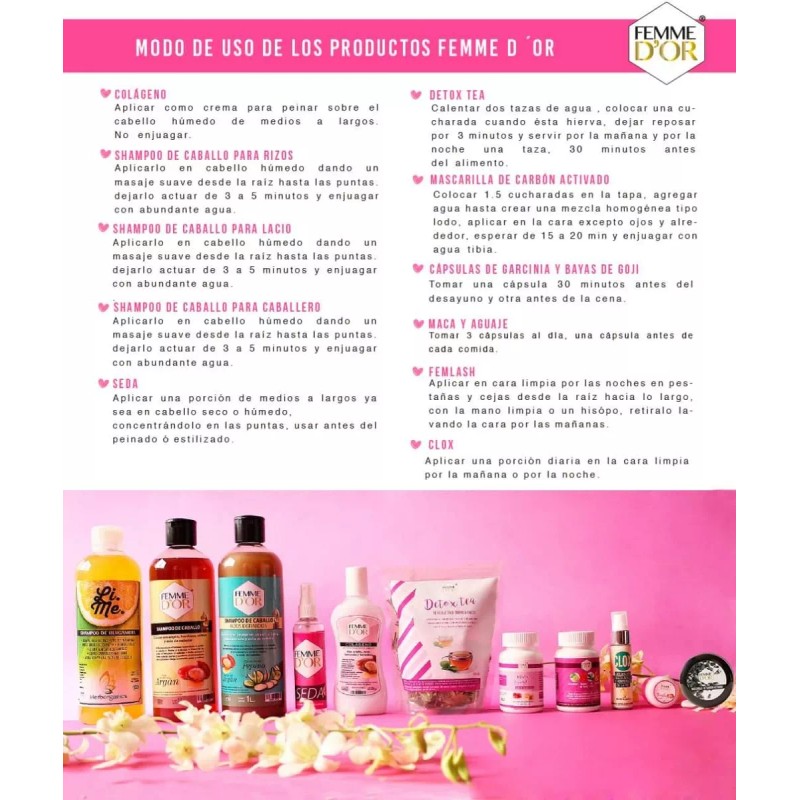 Femme D´or Alargador De Pestañas Femlash Technology 20ml