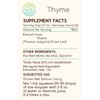 Thyme A60 Alcohol Herbal Extract Tincture, Concentrated Liquid Drops Natural