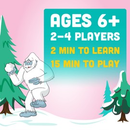 Big Discoveries Yeti Snowbrawl - A Snowball Stacking Brawl Card Game | Includes 40 Snow Balls - Fun Board Game for Kids, Teens, Adults