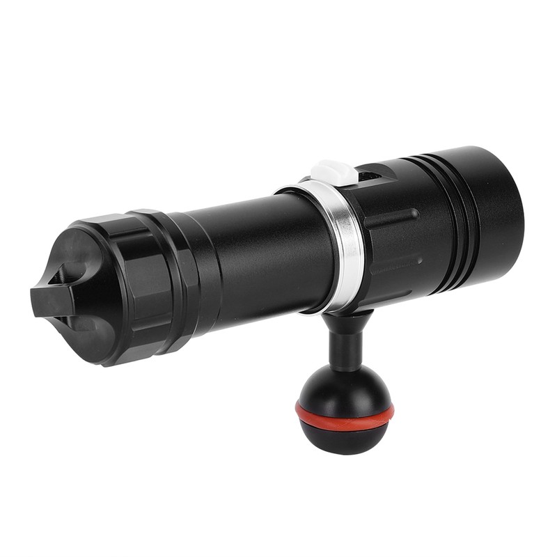 L2 LED Flashlight Torch 100M Diving Waterproof for Camping Stepless