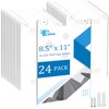 EHWINE 24 Pack 8.5x11 Wall Mount Acrylic Sign Holder, Acrylic
