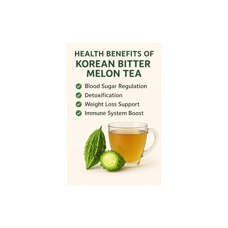 Herbal Caffeine-Free Tea Bags, 10/15 Count (Bitter Melon)