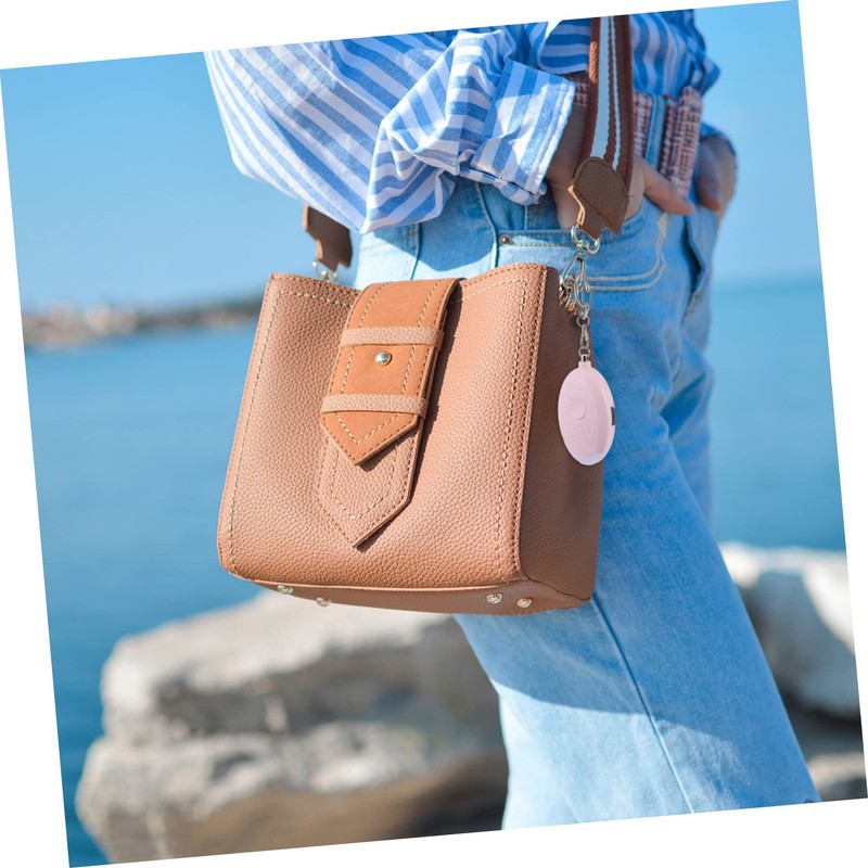 Mikinona Personal Safety Alarm with LED Light Compact Emergency Alarm