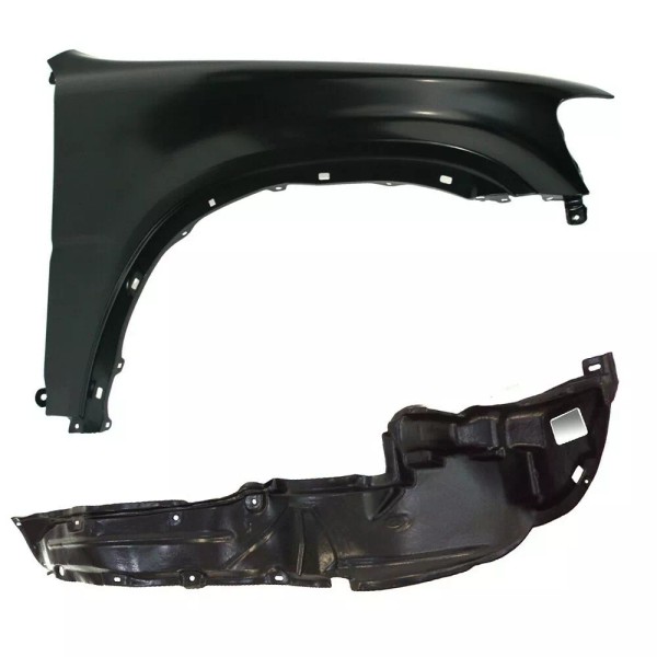 AM-Auto AM Front,RH Passenger Side FENDER & Splash Shield For