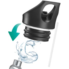 Freigeist Sports Cap | Flip Cap for Wide Neck Bottles, Compatible with e.g. Klean Kanteen, Bambaw, Log Cabin etc.