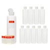 10 x 250 ml plastic bottles with A clasp, plastic