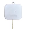 BinkeGG White Plastic Pull String Cord Music Box with Sankyo