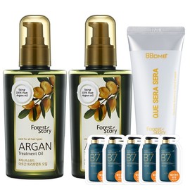 Argan oil hair essence 120ml 2pcs plus hand cream 60ml plus shampoo 5pcs 727 first event hair oil serum for damaged hair / 아르간 오일 헤어에센스 120ml 2개플러스핸드크림 60ml플러스샴푸5매 727 초행사 헤어오일 세럼 손상모