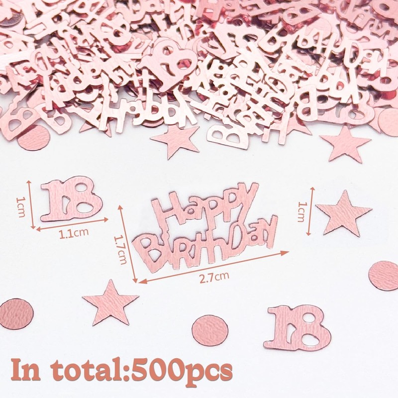 Rose Gold Paper Table Decoration