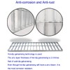 MOSINSBO Galvanized Steel Drain Grate 20x4 in for NDS 4"