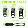 36 PCS Universal Zipper Repair Kit - 3 Size Double-Sided