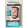 Kozmic Colours Mustache & Beard Dye for Men, Brown, Easy