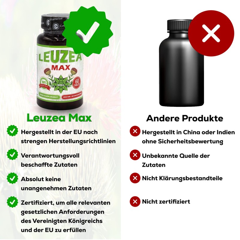 Leuzea Max Maral Root 60 Tablets x 200 mg Natural