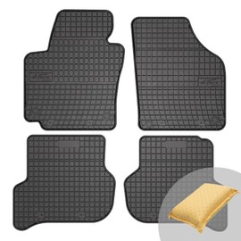 FROGUM El Toro Rubber Mats All Year Round Set of Car Floor Mats for Seat Altea 2004-2015, for Altea XL 2006-2015, for VW Golf Plus 2005-14 | Durable Rubber Material | 1.5 cm Protective Edge