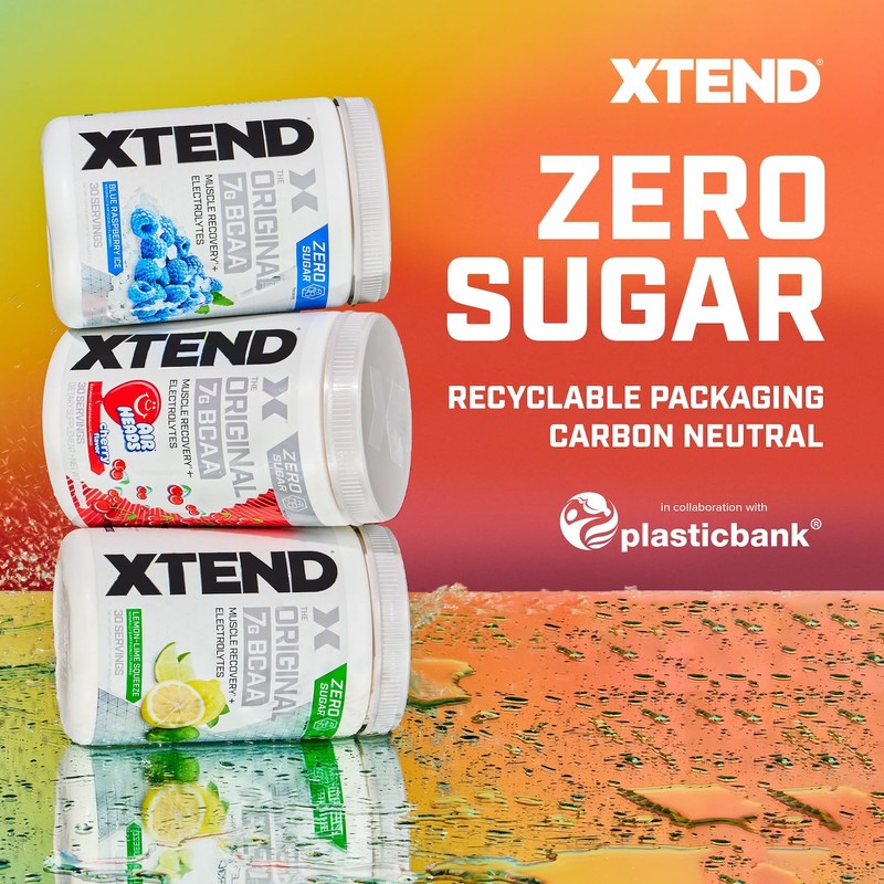 Xtend Original BCAA Powder 7g BCAA and 2.5g L-Glutamine, Sugar