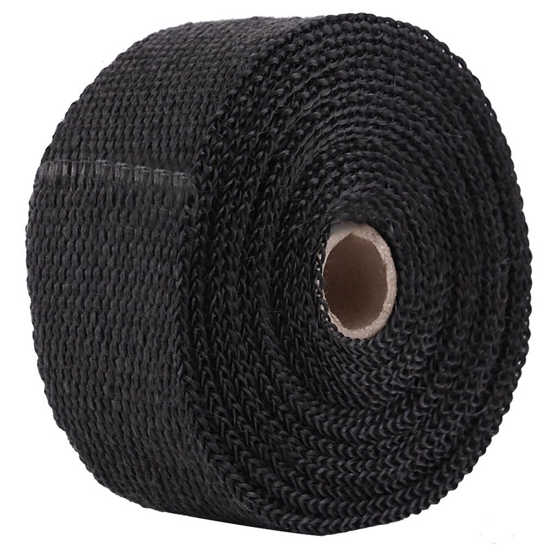 Exhaust Pipe Wrap, 16 ft Black High Heat Insulation Exhaust