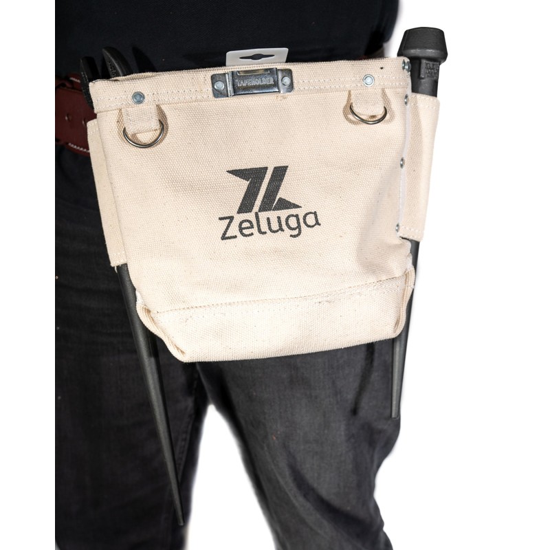 Zeluga 20-336 28 oz Canvas Fastener Tool Pouch, Bolt Bag