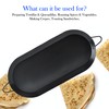 Alpine Cuisine Nonstick Oval Comal Griddle 17.5x8-Inch - Black Carbon