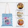 CMNIM Musical Inspired Gifts Disco Bachelorette Party Tote Bag Bougainvillea