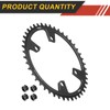 sourcing map 110BCD Bike Chainring 44T 7/8/9/10/11 Speed 184mm Dia,