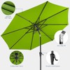 HOMSHADE 9ft Outdoor Patio Umbrella - Market Table Pool Deck