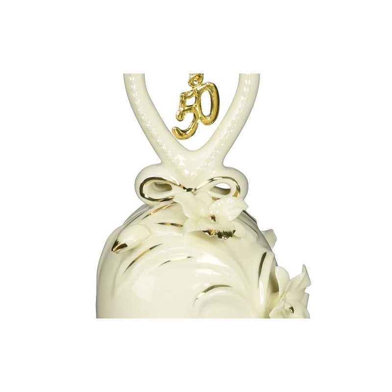 Appletree Design 50th Anniversary Ivory Orchid Bell, 5-Inch Tall, Includes